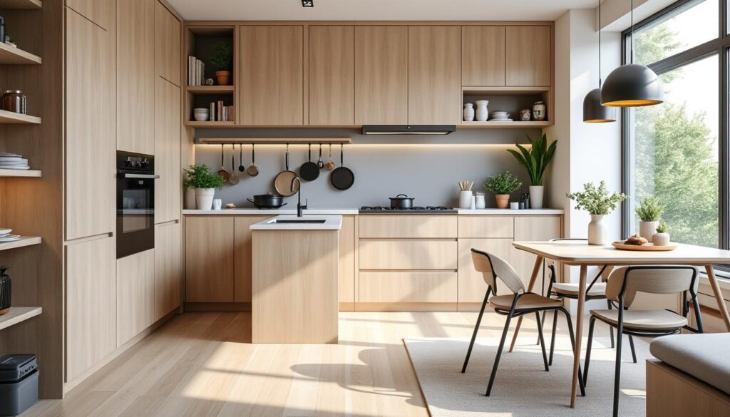 Lire la suite à propos de l’article Comment aménager une cuisine pour gagner de la place