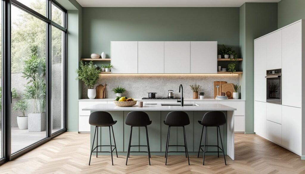 Lire la suite à propos de l’article Quelle couleur choisir pour une cuisine ouverte en janvier 2026 ?